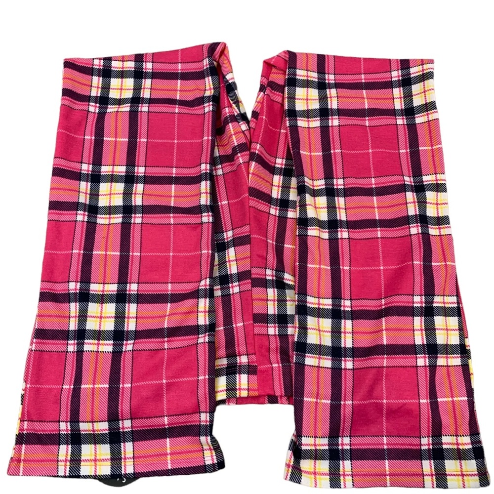 Jolie & Joy Plaid Lounge Pants NWT Size XL Pink Black White Polyester… - Picture 2 of 13
